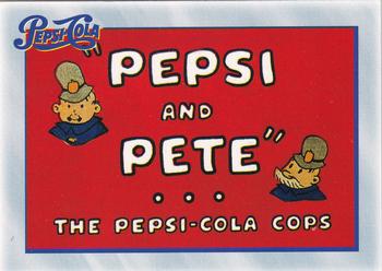 1994 Dart Pepsi-Cola Collector's Series 1 #28 Pepsi-Cola Cops Front