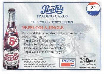 1994 Dart Pepsi-Cola Collector's Series 1 #32 Pepsi-Cola Jingle Back