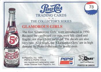 1994 Dart Pepsi-Cola Collector's Series 1 #73 Glamorous Girls Back