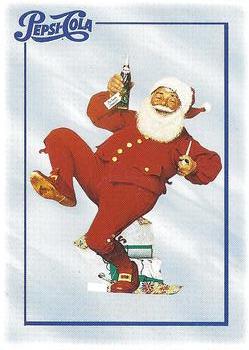1994 Dart Pepsi-Cola Collector's Series 1 #94 Santa Jumps for Pepsi Front