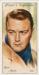 1934 Player's Film Stars Second Series #4 Lew Ayres Front