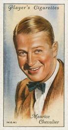 1934 Player's Film Stars Second Series #10 Maurice Chevalier Front