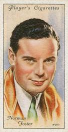 1934 Player's Film Stars Second Series #20 Norman Foster Front