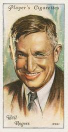 1934 Player's Film Stars Second Series #39 Will Rogers Front