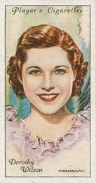 1934 Player's Film Stars Second Series #49 Dorothy Wilson Front