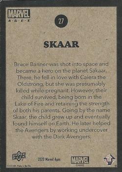2020 Upper Deck Marvel Ages #27 Skaar Back