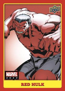2020 Upper Deck Marvel Ages #28 Red Hulk Front