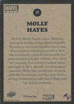 2020 Upper Deck Marvel Ages #59 Molly Hayes Back