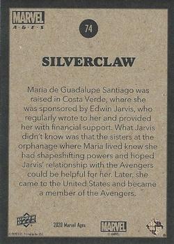 2020 Upper Deck Marvel Ages #74 Silverclaw Back
