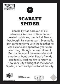 2020 Upper Deck Marvel Ages #79 Scarlet Spider Back
