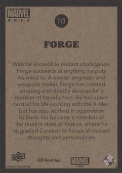 2020 Upper Deck Marvel Ages #113 Forge Back