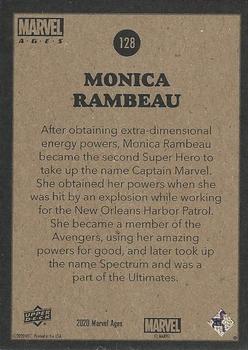 2020 Upper Deck Marvel Ages #128 Monica Rambeau Back