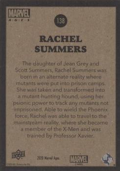 2020 Upper Deck Marvel Ages #138 Rachel Summers Back