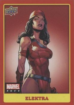 2020 Upper Deck Marvel Ages #139 Elektra Front