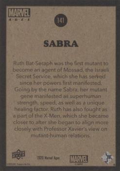 2020 Upper Deck Marvel Ages #141 Sabra Back