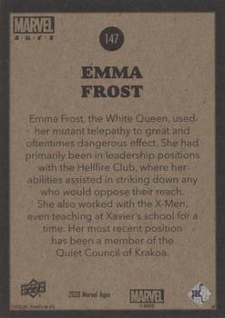 2020 Upper Deck Marvel Ages #147 Emma Frost Back