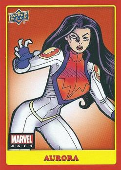 2020 Upper Deck Marvel Ages #149 Auora Front