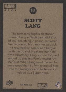 2020 Upper Deck Marvel Ages #155 Scott Lang Back