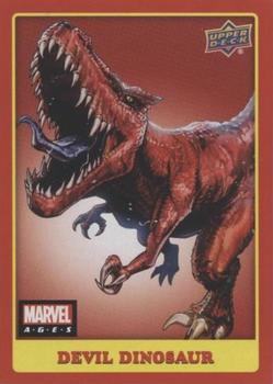 2020 Upper Deck Marvel Ages #156 Devil Dinosaur Front