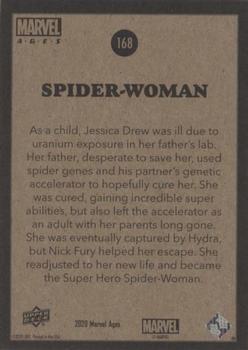 2020 Upper Deck Marvel Ages #168 Spider-Woman Back