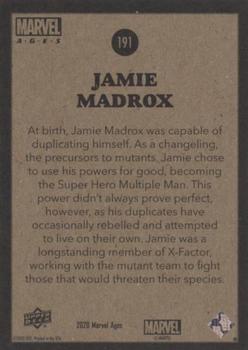 2020 Upper Deck Marvel Ages #191 Jamie Madrox Back