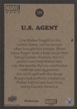 2020 Upper Deck Marvel Ages #199 U.S. Agent Back