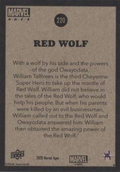 2020 Upper Deck Marvel Ages #220 Red Wolf Back