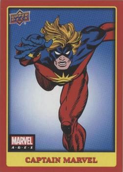 2020 Upper Deck Marvel Ages #236 Captain Marvel Front