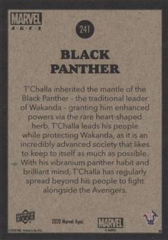 2020 Upper Deck Marvel Ages #241 Black Panther Back