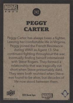 2020 Upper Deck Marvel Ages #242 Peggy Carter Back
