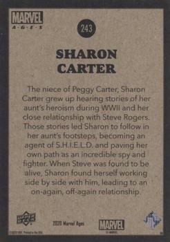 2020 Upper Deck Marvel Ages #243 Sharon Carter Back