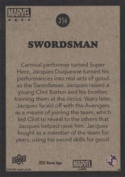 2020 Upper Deck Marvel Ages #256 Swordsman Back