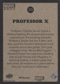 2020 Upper Deck Marvel Ages #273 Professor X Back