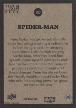 2020 Upper Deck Marvel Ages #282 Spider-Man Back