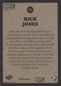 2020 Upper Deck Marvel Ages #283 Rick Jones Back