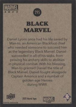 2020 Upper Deck Marvel Ages #295 Black Marvel Back