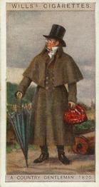 1929 Wills's English Period Costumes (small) #46 A Country Gentleman, 1820 Front