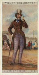 1929 Wills's English Period Costumes (small) #50 A Man of Fashion, 1844 Front