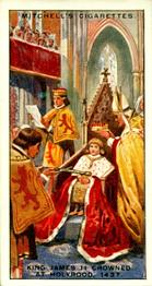 1929 Mitchell's Scotland's Story #19 King James II Crowned at Holyrood, 1437 Front
