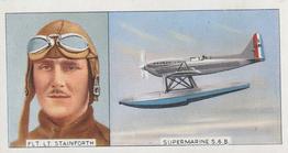 1936 Carreras Famous Airmen & Airwomen #31 G.H. Stainforth Front