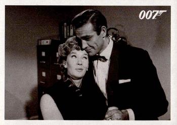 2012 Rittenhouse James Bond 50th Anniversary Series 1 - Dr. No Throwback #011 James Bond flirts with Moneypenny, who clearly Front