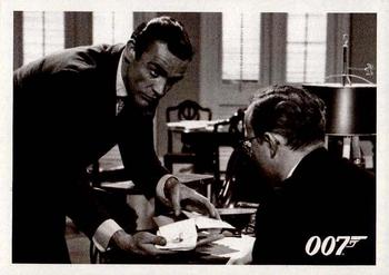 2012 Rittenhouse James Bond 50th Anniversary Series 1 - Dr. No Throwback #024 James Bond meets Principle Sectretary Pleydell Front