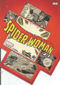 2014 Rittenhouse Marvel 75th Anniversary - Rittenhouse Rewards Die Cut Panel Burst #PB10 Spider-Woman Back