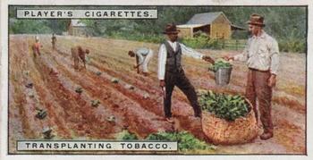 1926 Player's From Plantation to Smoker #4 Transplanting Tobacco Front