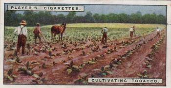 1926 Player's From Plantation to Smoker #5 Cultivating Tobacco Front