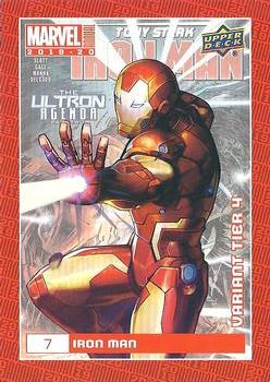 2019-20 Upper Deck Marvel Annual #7 Iron Man Front