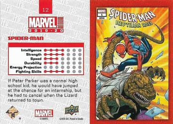 2019-20 Upper Deck Marvel Annual #12 Spider-Man Back