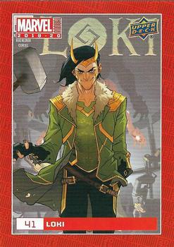 2019-20 Upper Deck Marvel Annual #41 Loki Front