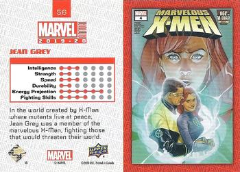2019-20 Upper Deck Marvel Annual #56 Jean Grey Back