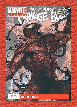 2019-20 Upper Deck Marvel Annual #83 Carnage Front